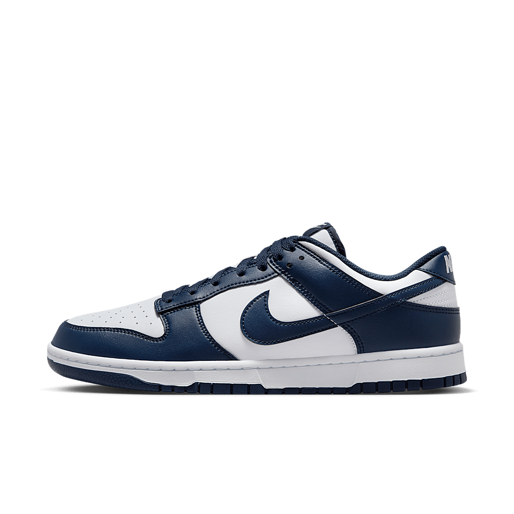 Nike Dunk Low White Midnight Navy
