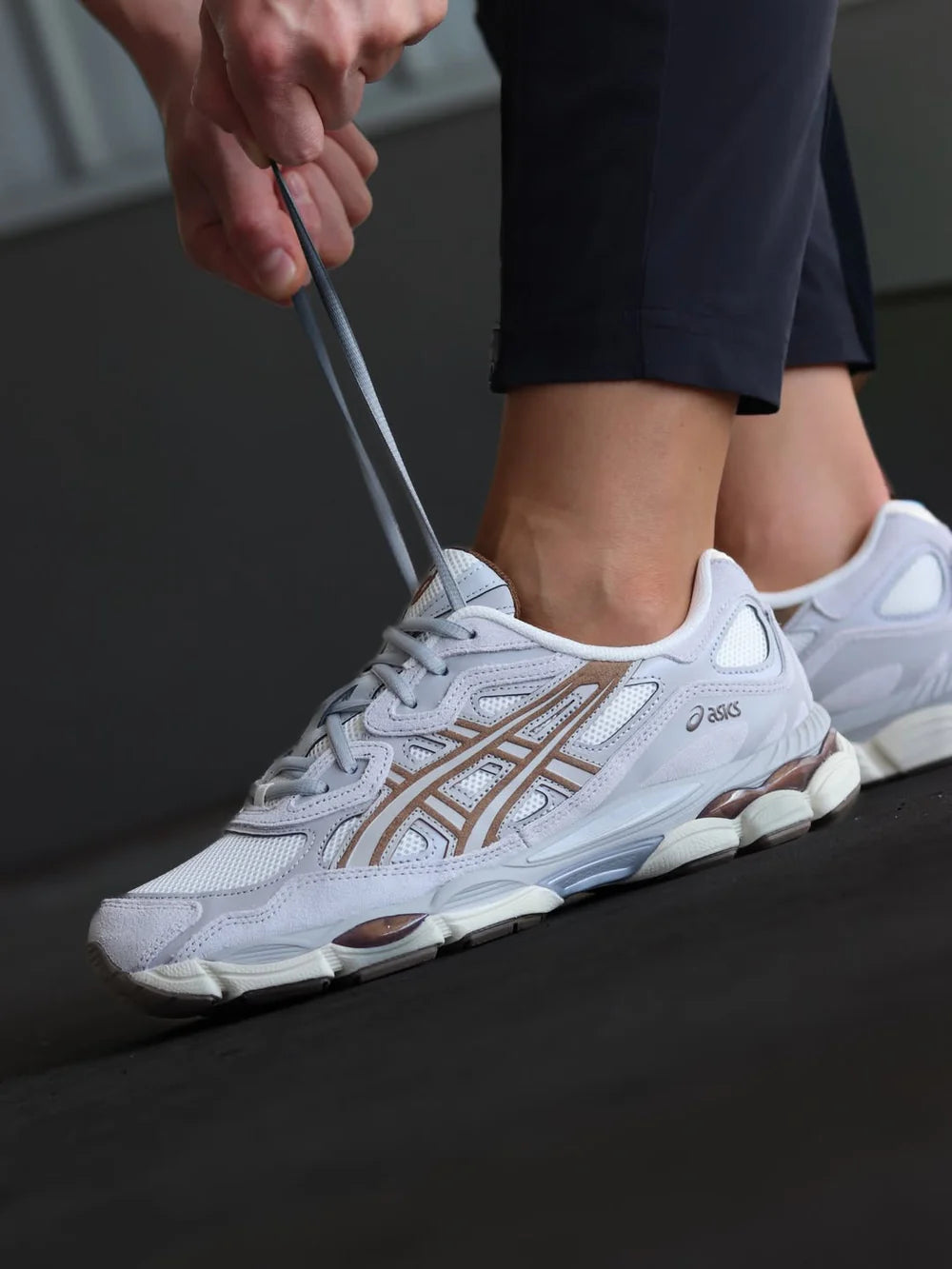 ASICS Gel-NYC Cream Cement Grey Brown (1203A383-114) | TheSneakerWay