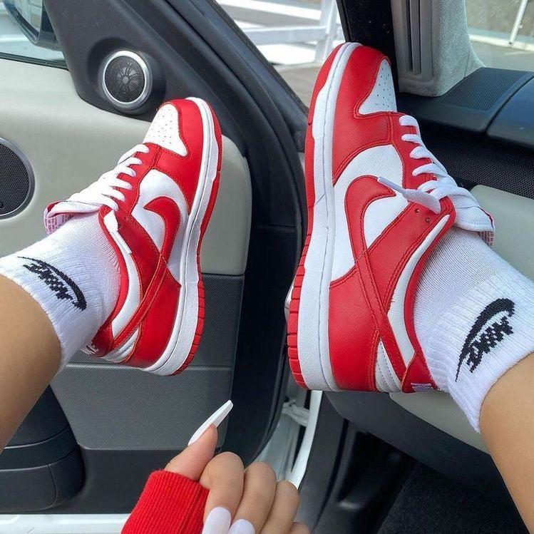 Nike Dunk Low Next Nature White Gym Red (Women's)