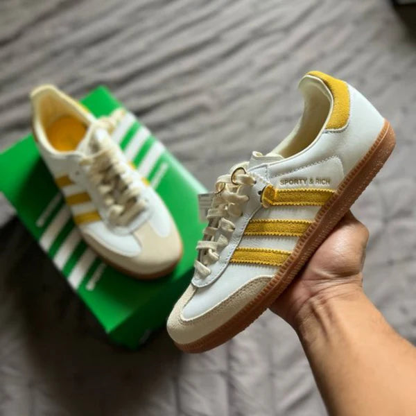 adidas Samba Sporty & Rich White Bold Gold (IF5661) | TheSneakerWay