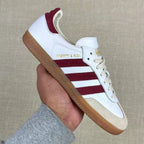 adidas Samba Sporty & Rich White Collegiate Burgundy (IF5660) | TheSneakerWay