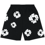 Denim Tears The Cotton Wreath Shorts Black | TheSneakerWay