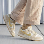 Nike Dunk Low Phantom Metallic Gold (Women's) (DX5930-001) | TheSneakerWay