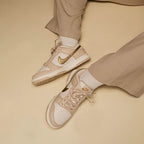 Nike Dunk Low Phantom Metallic Gold (Women's) (DX5930-001) | TheSneakerWay