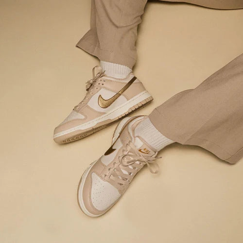 Nike Dunk Low Phantom Metallic Gold (Women's) (DX5930-001) | TheSneakerWay