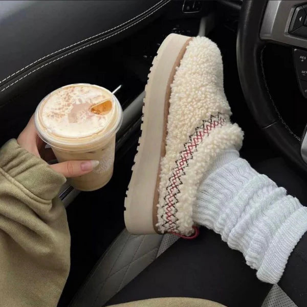 UGG Tazz Slipper Heritage Braid Natural (Women's) (1143976-NAT) | TheSneakerWay