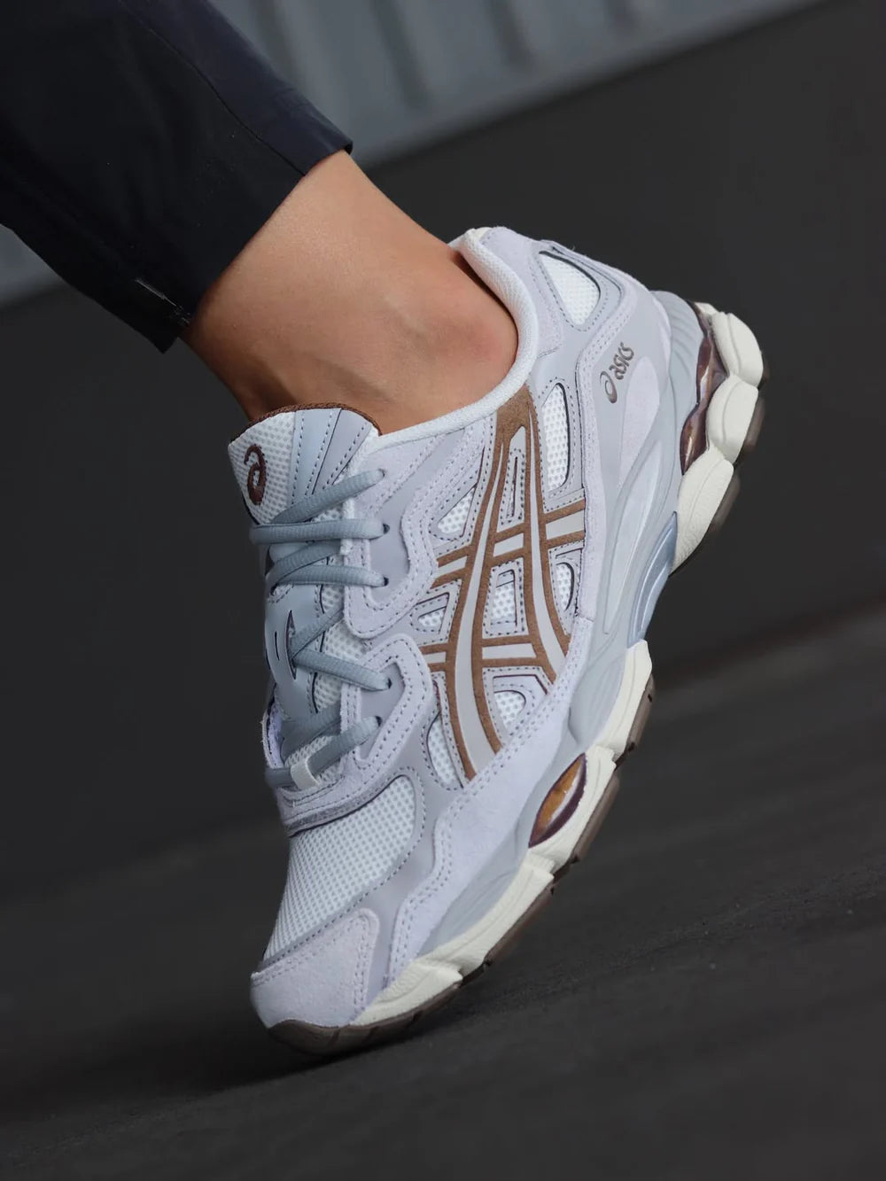 ASICS Gel-NYC Cream Cement Grey Brown (1203A383-114) | TheSneakerWay