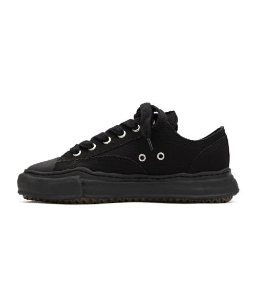 Maison Mihara Yasuhiro Peterson OG Sole Canvas Low Black Black (A01FW702-BLKBLK) | TheSneakerWay