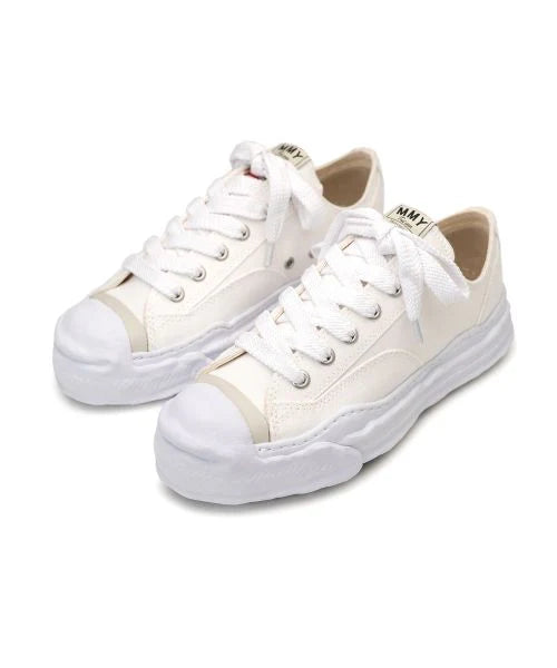 Maison Mihara Yasuhiro Hank OG Sole Canvas Low White (A05FW702-WHT) | TheSneakerWay