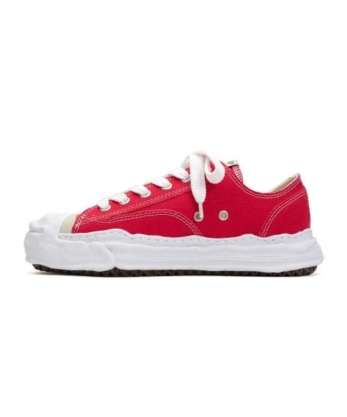 Maison Mihara Yasuhiro Hank OG Sole Canvas Low Red (A05FW702-RED) | TheSneakerWay