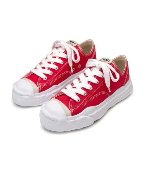 Maison Mihara Yasuhiro Hank OG Sole Canvas Low Red (A05FW702-RED) | TheSneakerWay