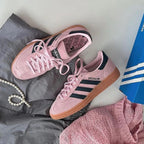 adidas Handball Spezial Clear Pink Arctic Night (Women's) (IF6561) | TheSneakerWay