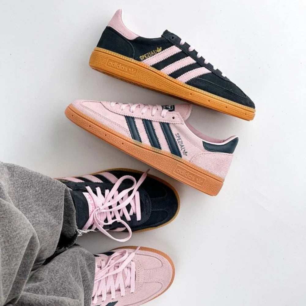 adidas Handball Spezial Core Black Clear Pink Gum (Women's) (IE5897) | TheSneakerWay