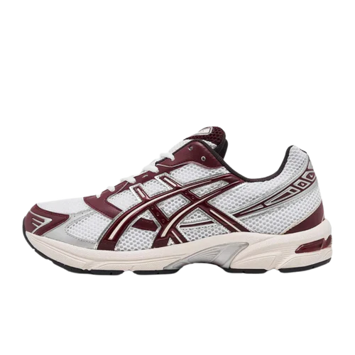 ASICS Gel-1130 White Maroon Banner (1203A685-100) | TheSneakerWay