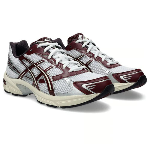 ASICS Gel-1130 White Maroon Banner (1203A685-100) | TheSneakerWay