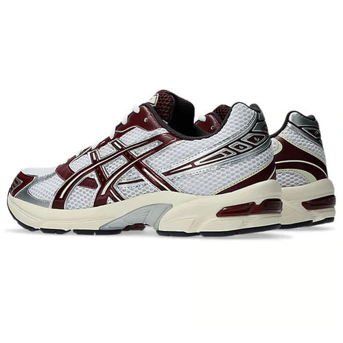ASICS Gel-1130 White Maroon Banner (1203A685-100) | TheSneakerWay