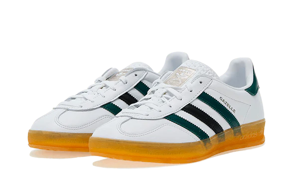 adidas Gazelle Indoor White Collegiate Green (Women's) (IE2957) | TheSneakerWay