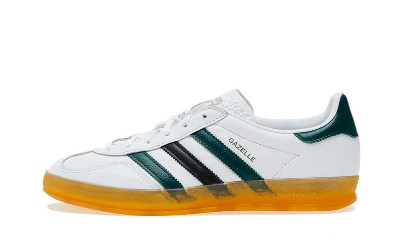 adidas Gazelle Indoor White Collegiate Green (Women's) (IE2957) | TheSneakerWay