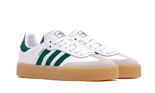 adidas Samba OG Cloud White Collegiate Green Gum (JS3831) | TheSneakerWay