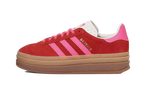 adidas Gazelle Bold Collegiate Red Lucid Pink (Women's) (IH7496) | TheSneakerWay