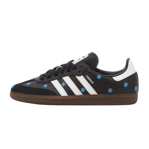adidas Samba Light Blue Floral Core Black (Women's)