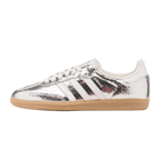 adidas Samba OG Silver Metallic Cracked Leather (Women's) (JR0035) | TheSneakerWay