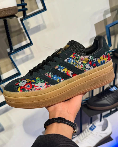 adidas Gazelle Bold Liberty London Floral Embroidery (Women's) (JI2572) | TheSneakerWay