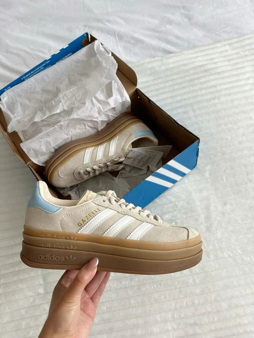 adidas Gazelle Bold Wonder White Clear Sky (Kids) (JH5540) | TheSneakerWay