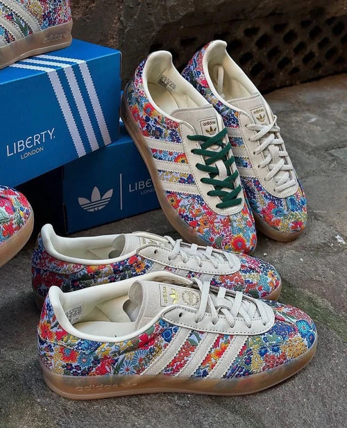 adidas Gazelle Indoor Liberty London Floral Embroidery (Women's) (JP5309) | TheSneakerWay