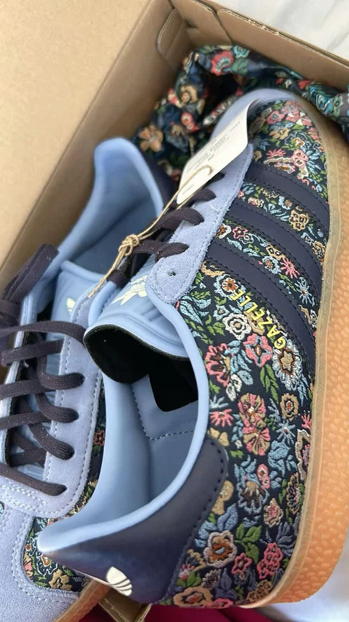 adidas Gazelle Liberty London Floral Embroidery (GS) (JH5207) | TheSneakerWay