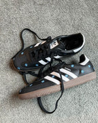 adidas Samba Light Blue Floral Core Black (Women's) (IF4397) | TheSneakerWay