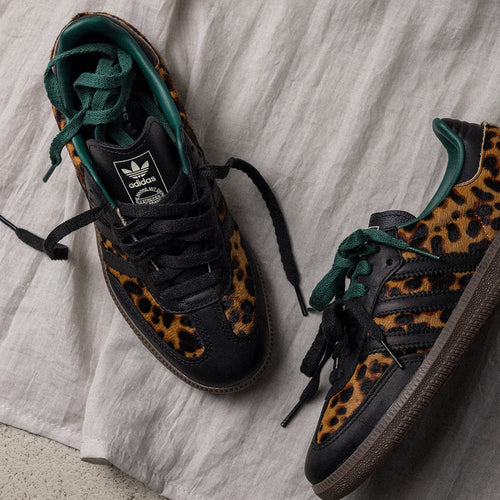 adidas Samba OG Black Green Leopard (Women's) (JI2735) | TheSneakerWay