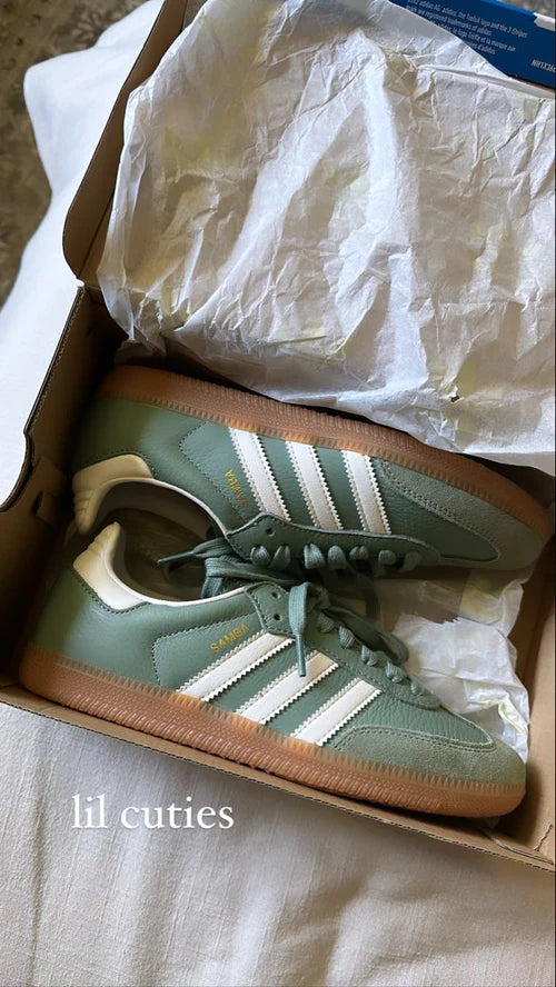 adidas Samba OG Silver Green (Women's) (IE7011) | TheSneakerWay