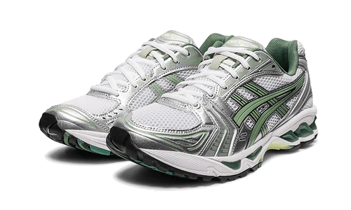ASICS Gel-Kayano 14 White Pure Silver Slate Grey Sage (1201A019-107) | TheSneakerWay