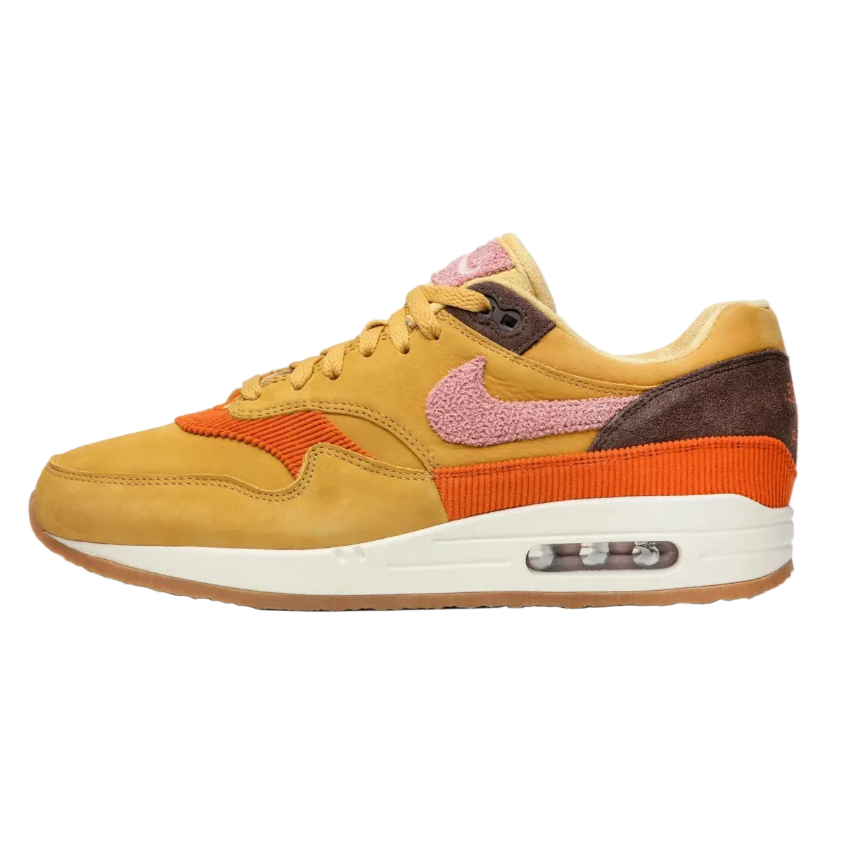Nike Air Max 1 Crepe Wheat Gold Rust Pink (CD7861-700) | TheSneakerWay