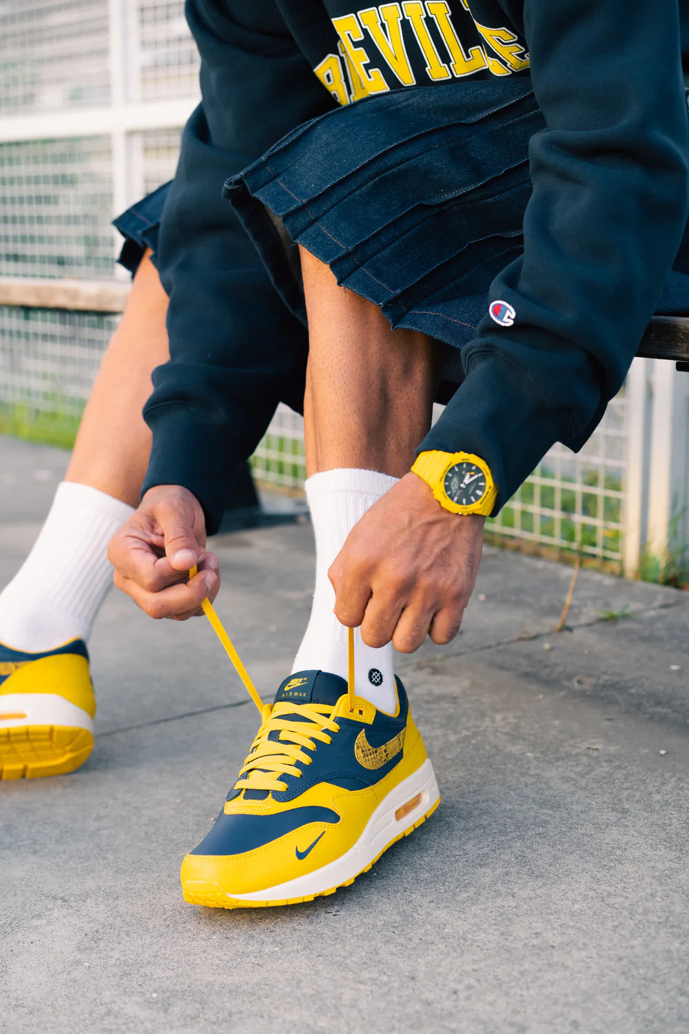 Nike Air Max 1 CO.JP Michigan Head to Head (Women's) (FJ5479-410) | SneakerClassics