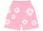 Denim Tears The Cotton Wreath Shorts Pink | TheSneakerWay