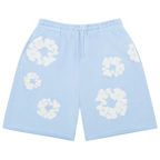 Denim Tears The Cotton Wreath Shorts Powder Blue | TheSneakerWay