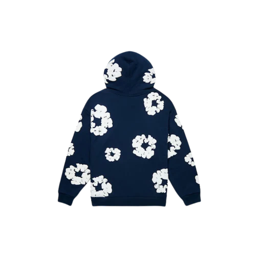 Denim Tears The Cotton Wreath Hoodie Navy | TheSneakerWay