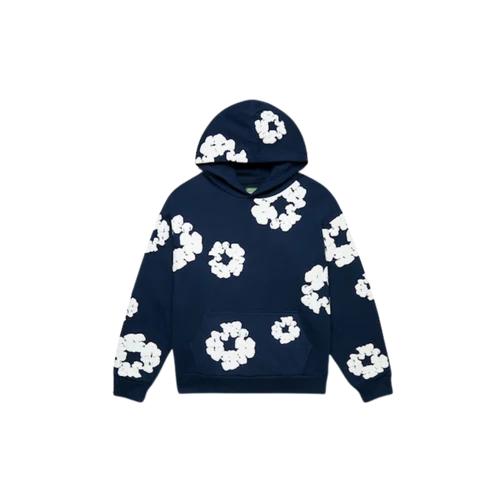 Denim Tears The Cotton Wreath Hoodie Navy