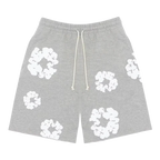 Denim Tears The Cotton Wreath Shorts Grey | TheSneakerWay