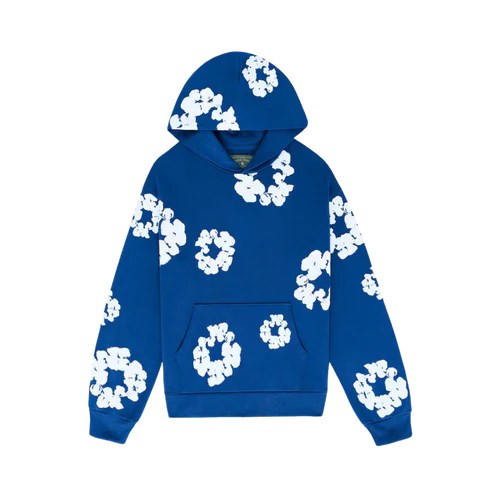 Denim Tears The Cotton Wreath Hoodie Royal Blue