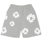 Denim Tears The Cotton Wreath Shorts Grey | TheSneakerWay