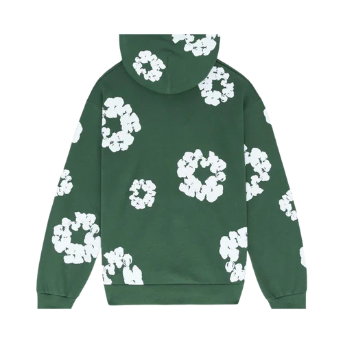 Denim Tears The Cotton Wreath Hoodie Green | TheSneakerWay