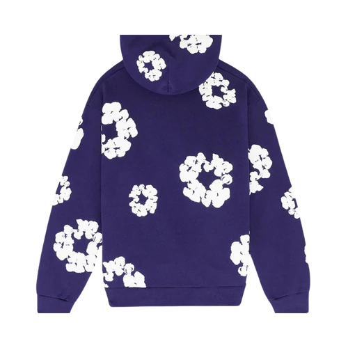Denim Tears The Cotton Wreath Hoodie Purple | TheSneakerWay