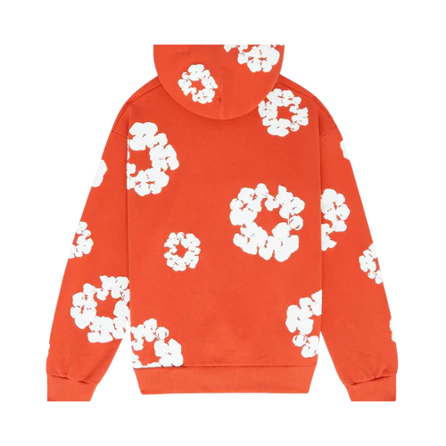 Denim Tears The Cotton Wreath Hoodie Orange | TheSneakerWay