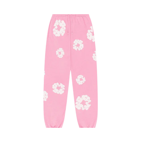 Denim Tears The Cotton Wreath Sweatpants Pink | TheSneakerWay