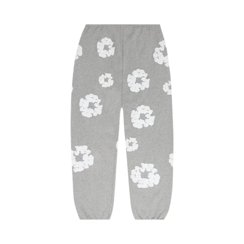 Denim Tears The Cotton Wreath Sweatpants Grey | TheSneakerWay
