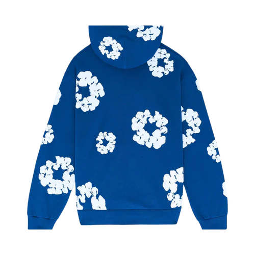 Denim Tears The Cotton Wreath Hoodie Royal Blue | TheSneakerWay