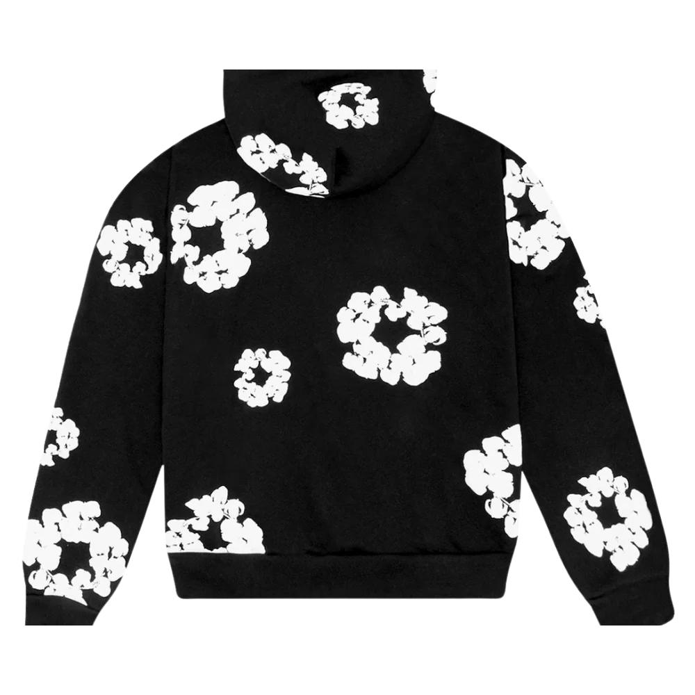 Denim Tears The Cotton Wreath Hoodie Black | TheSneakerWay
